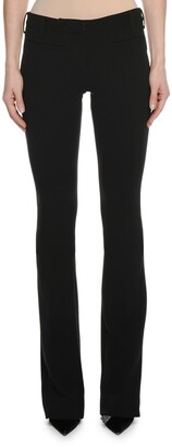 Tom Ford Double-Wool Stretch Flare-Leg Pants