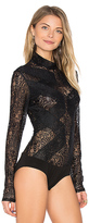 Thumbnail for your product : BCBGMAXAZRIA Blake Bodysuit in Black