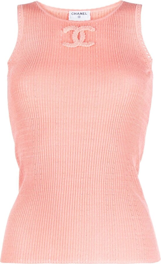 CHANEL, Tops, Chanel Pink Top