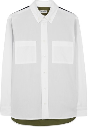 Tim Coppens White Contrast Cotton Shirt