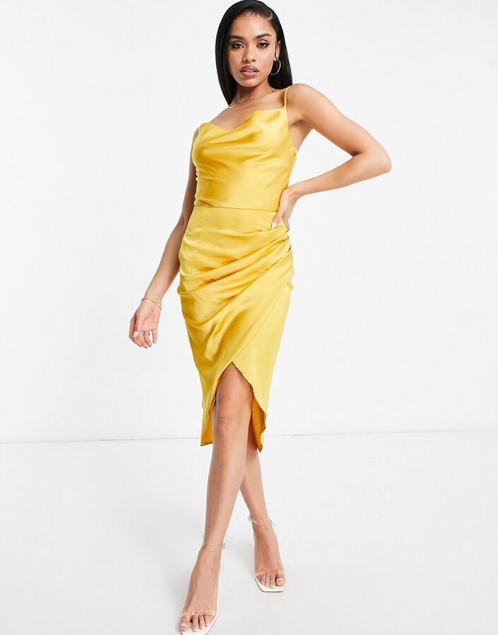 Yellow Pencil Dress | ShopStyle