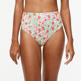 Thumbnail for your product : J.Crew High-cut waist bikini bottom in storybook floral