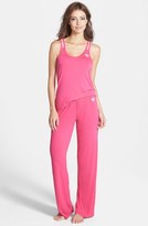 Thumbnail for your product : Betsey Johnson Lace Racerback Jersey Pajamas
