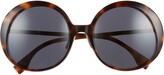 Thumbnail for your product : Fendi 57mm Round Sunglasses