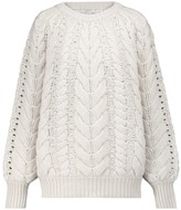 Thumbnail for your product : Brunello Cucinelli Cable-knit cashmere sweater