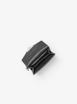 Thumbnail for your product : MICHAEL Michael Kors Whitney Small Metallic Logo Jacquard Chain Wallet