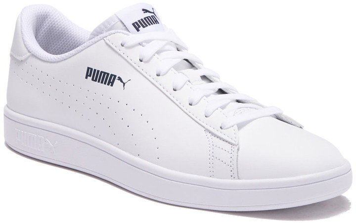 Puma Smash V2 Perforated Leather Sneaker KK - ShopStyle