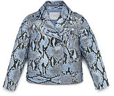 Thumbnail for your product : Gucci Girl's Python Moto Jacket