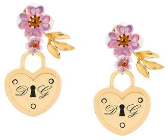 Dolce & Gabbana locket drop earrings