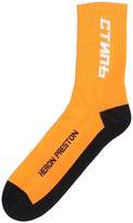 Thumbnail for your product : Heron Preston Ctnmb Long Socks In Orange Cotton