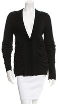Thumbnail for your product : A.L.C. Sheer Overlay V-Neck Cardigan