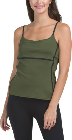 TJMAXX Built In Bra Ashley Camisole For Women, Spandex/Polyester