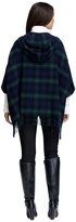Thumbnail for your product : Brooks Brothers Wool Black Watch Plaid Zip-Front Poncho