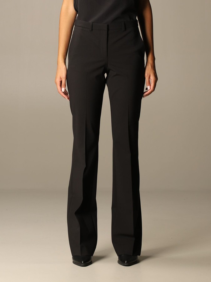 Theory Trousers In Wool With America Pockets ShopStyle Pants