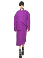 Thumbnail for your product : Stella McCartney Wool Felt Bouclé Coat