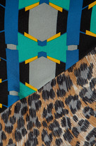 Thumbnail for your product : Tracy Reese Silk Prints Spliced Shift Dress