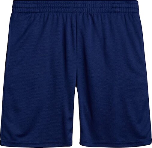 Galaxy By Harvic Boys Active Mesh Basketball Shorts in Navy Blue