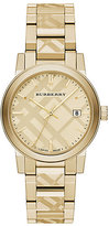 Thumbnail for your product : Burberry Check Stamped Stainless Steel Watch