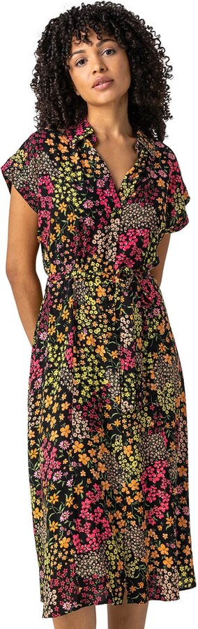 Establecimiento metal vendaje Short Floral Summer Dress | ShopStyle UK