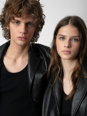 Zadig & Voltaire Macari Leather Coat - ShopStyle