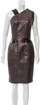 Thumbnail for your product : Sophie Theallet Metallic Knee-Length Dress Pink Metallic Knee-Length Dress