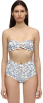 Thumbnail for your product : Marysia Swim Antibes Printed Bikini Bandeau Top