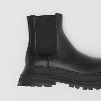Burberry Leather Chelsea Boots