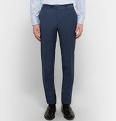 Thumbnail for your product : Canali Blue Slim-Fit Water-Resistant Birdseye Wool Suit Trousers
