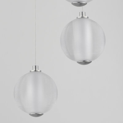 Orren Ellis Alicano 9 - Light Cluster Globe LED Pendant