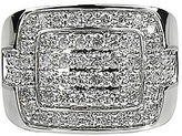 Thumbnail for your product : JCPenney FINE JEWELRY Mens 11⁄2 CT. T.W. Diamond 10K White Gold Ring