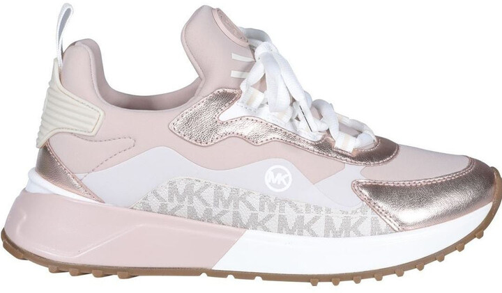 Michael Kors Dames Sneakers Roze scuba logo runner dz | Van den Assem