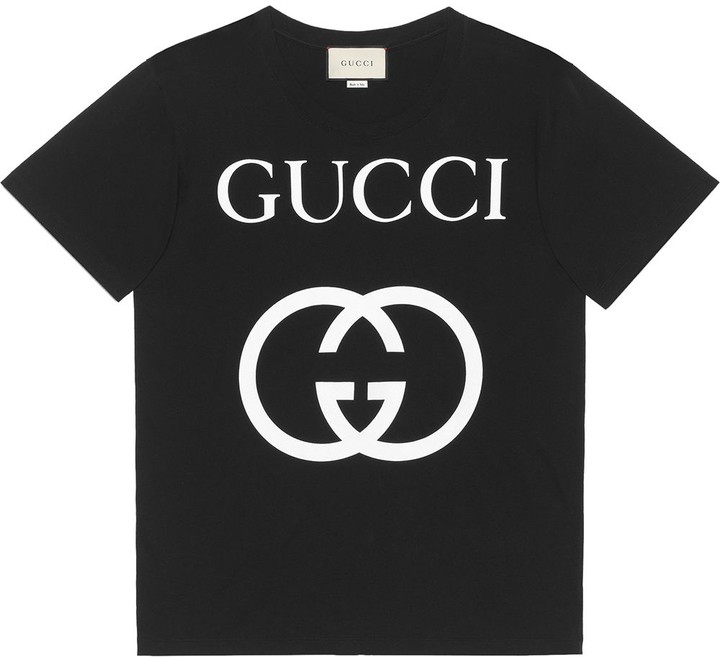 Gucci Oversize T-shirt with Interlocking G - ShopStyle
