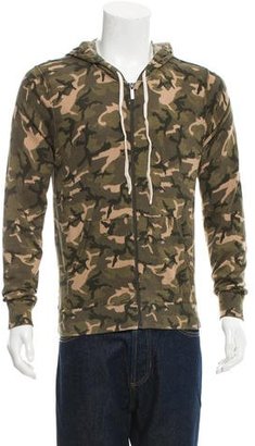 Michael Kors Collection Camouflage Zip Hoodie