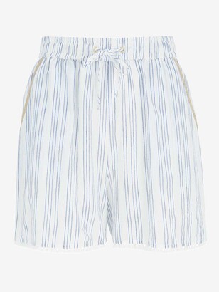 Mint Velvet Beach: Stripe Tassel Short