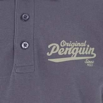 River Island Boys navy Original Penguin polo shirt