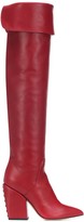 Thumbnail for your product : Petar Petrov Shirin leather over-the-knee boots