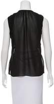 Thumbnail for your product : Vanessa Bruno Sleeveless Sheer Top