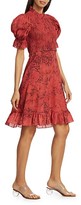 Thumbnail for your product : Sea Mini Floral Puff-Sleeve Smocked Dress