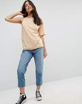 Thumbnail for your product : ASOS T-Shirt with One Shoulder and Nibble Detail
