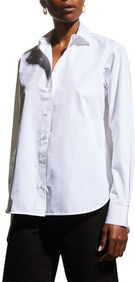 Totême Signature Cotton Collared Shirt