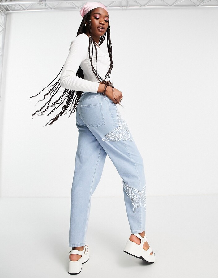 Miss Selfridge Women's Blue Jeans | ShopStyle