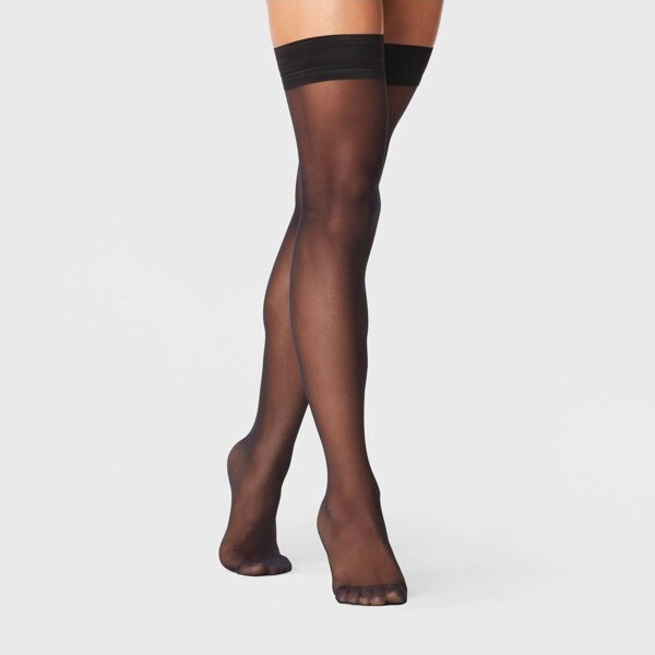 A New Day Women's Plus Size 120D Blackout Footless Tights Black 1X/2X -  ShopStyle Hosiery