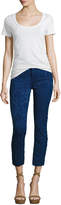 Thumbnail for your product : 7 For All Mankind Jen7 by Perforated Jacquard Skinny Ankle Jeans