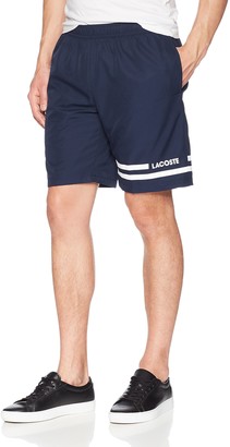 Lacoste Lacoste Men's 8" Woven Short with Double Stripe Detail GH3376