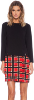 Thumbnail for your product : Marc by Marc Jacobs Toto Plaid Long Sleeve Dress