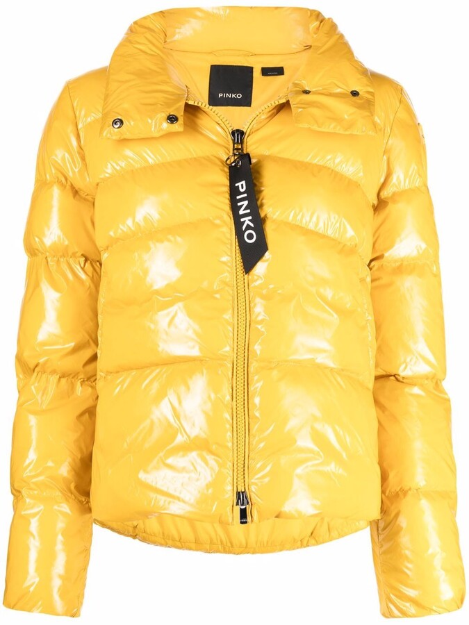 yellow down jackets