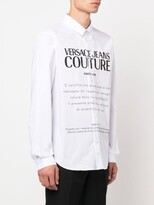 Thumbnail for your product : Versace Jeans Couture Logo-Print Stretch-Cotton Shirt