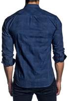 Thumbnail for your product : Jared Lang Trim-Fit Cotton Check Sport Shirt