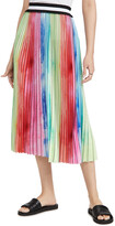 Thumbnail for your product : le superbe Watercolor Rainbow Pleated Skirt