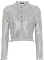 Thumbnail for your product : Alexander McQueen Metallic knit cardigan